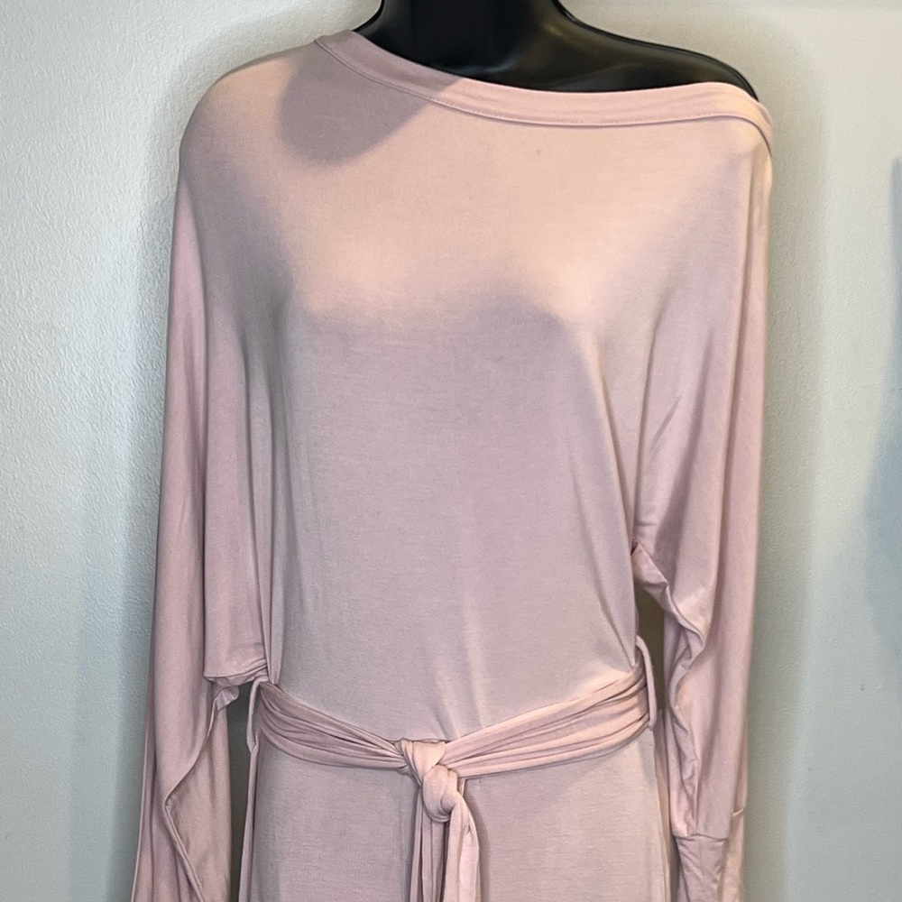 Soft Pink Off The Shoulder Jumpsuit